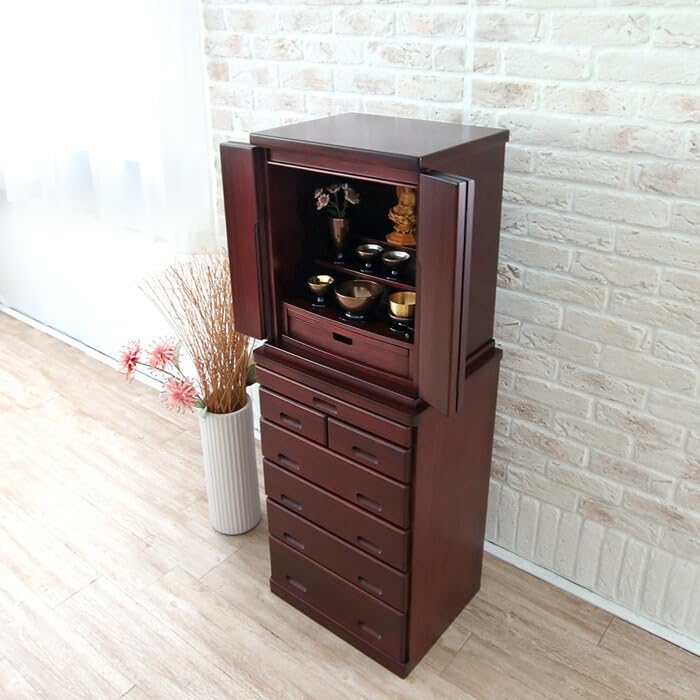 Amazon｜小型仏壇 16号 仏壇台 セット ハイチェスト 仏壇 台